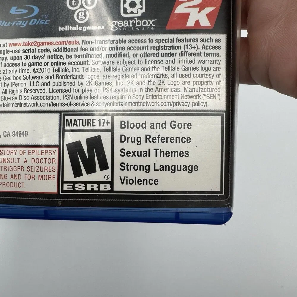 Tales From the Borderlands PS4 PlayStation 4 2016 Complete VGUC